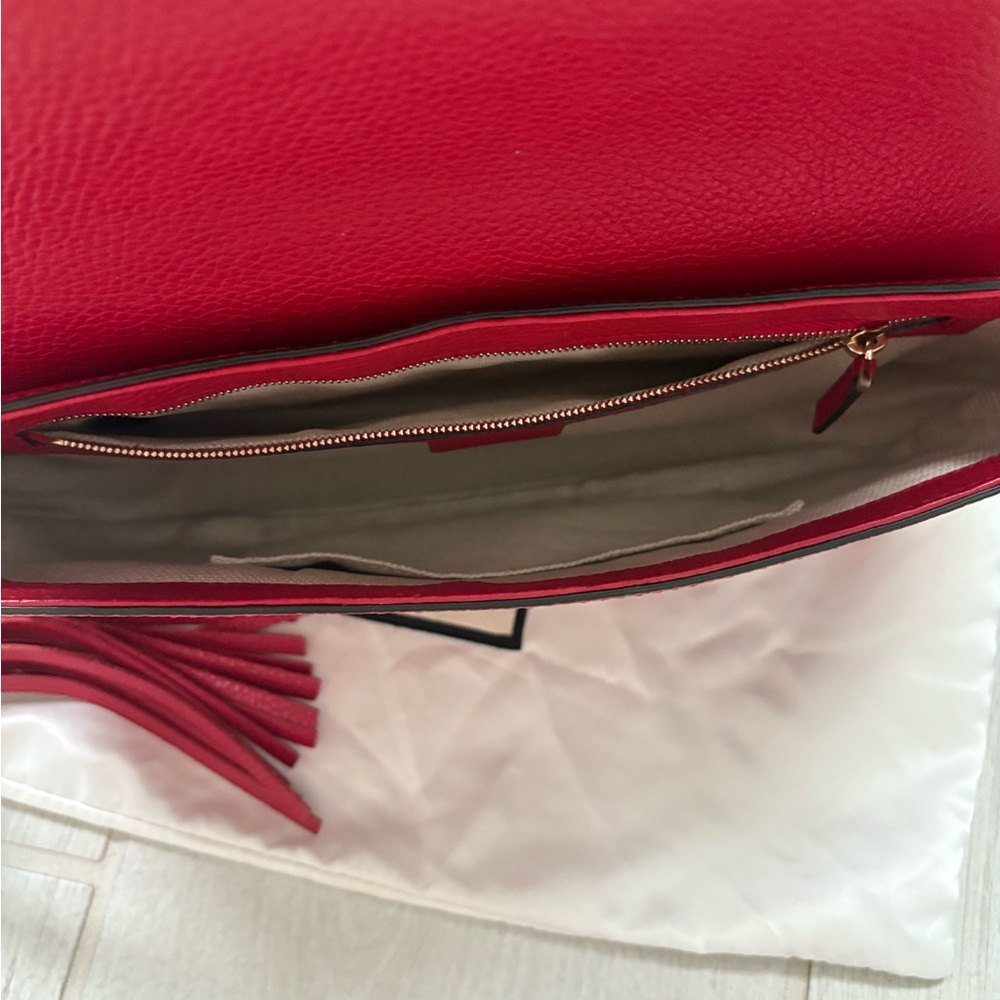 Gucci Red Soho Leather Crossbody Bag - Picture 4 of 8
